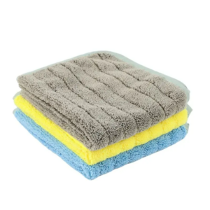 Thickened edge car cleaning towel