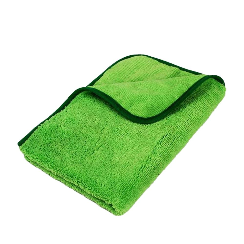 green car towel