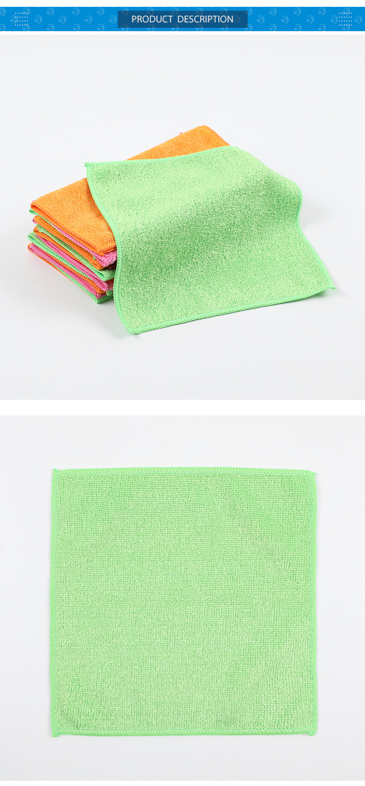 Bamboo fiber dish towels